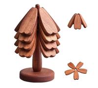 Christmas Tree Trivet Wood Heat-Resistant - Hot Bowl Trivet Hot Dishes Pad