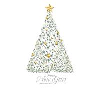 Christmas Tree Window Clings - Electrostatic Adhesion Stickers, Reusable Window Decals for Glass Doors and Mirrors, Festive Holiday Decoration for Home, Shop, 15.75x25.59 Inches