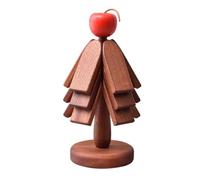 Christmas Trivet - Walnut Wood Tree Shaped Heat Resistant Coaster