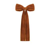 Christmas Velvet Bows - Wine Red Bows | Christmas Bow Decorations | Vintage Style Velvet Ribbon Bows for Christmas Tree Wrapping Tree Topper Ornament for Garland Staircase