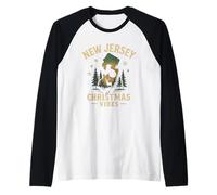 Christmas Vibes Chemise Père Noël Forest Renne New Jersey Manche Raglan