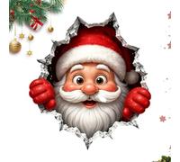 Christmas Wall Decals | Self-Adhesive 3D Visual Holiday Decorations Art