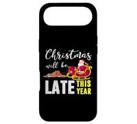 Christmas Will be Late This Year Paresseux Père Noël Coque pour iPhone Air