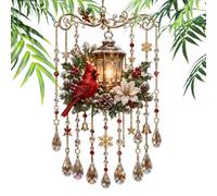 Christmas Wind Chimes Decorative Acrylic Hanging Suncatcher Garden Decor