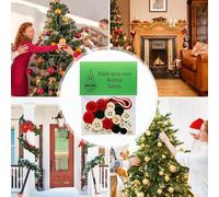 Christmas Window Ornaments | Christmas Tree Button Ornament Kits - Handmade Button Snowman Decorating Kit for Holiday Patio Courtyard Outdoor Indoor Lawn Garden Porch Parties