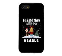 Christmas with My Beagle Dog Puppy Funny Xmas Coque pour iPhone SE (2020) / 7/8