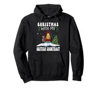 Christmas with My British Shorthait Cat Kitty Funny Xmas Sweat à Capuche