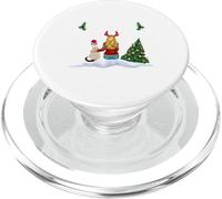 Christmas with My Siamese Cat Kitty Funny Xmas PopSockets PopGrip pour MagSafe