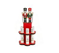 Christmas Wooden Cash Gift Display Stand，Gingerbread Man，Casse-Noisette | Christmas Wooden Cash Gift Display Stand, Gingerbread Man - Festive Rolled Cash Holder for Holiday Gifting & Decor