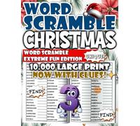 Christmas Word Scramble - Fun Edition: Cozy winter evenings meet fun scrambled word games in this holiday puzzle collection.