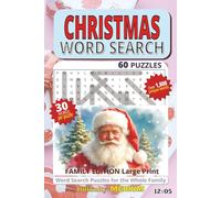 CHRISTMAS WORD SEARCH: 30 words per puzzle | Family Edition Large Print Easy-to-Read Holiday Word Search Puzzles for the Whole Family | Christmas ... 95Pages | 60+ Puzzles with Answers ...05/12
