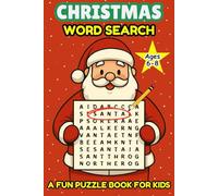 Christmas Word Search: A Fun Holiday Puzzle Book for Kids Ages 6-8 - Great for Winter Break and Stocking Stuffers
