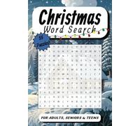 Christmas Word Search Book: Christmas Themed Word Search Puzzle for Adults, Seniors, and Teens With 55 Puzzles 495 Words!