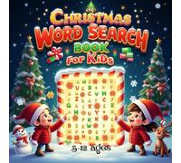 Christmas Word Search Book for Kids: Fun Holiday Puzzles, Brain Games & Christmas Activities | Easy Word Search for Ages 5-12 | Perfect Stocking ... joyful word searches that build vocabulary