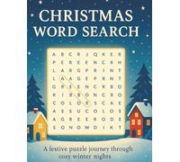 Christmas Word Search Easy to Read (8.5" x11"): Over 1000 Words, Holiday, Winter, Shopping Themed Word Find Puzzles for Teens, Seniors, and Adults, Fun Holiday Gift for the Family and Friends