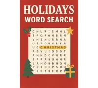 Christmas Word Search: For Adults, For All Ages, Stress Relief, Easy to Read Print about Christmas, Holiday , Fun Winter Activity and More | 6x9 ... Gift for Holidays, Vacation and Free Times
