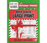 Christmas Word Search Large Print: For Adults and Seniors Easy to Read -8.5x11 in. pages Large Font-70 Holiday Themed Puzzles for Relaxation Travel ... Answer key included- Bright Puzzle Company