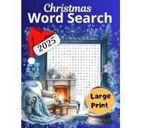 Christmas Word Search Large Print: Word Find Puzzle Book for Adults, Seniors, and Teens | Holiday Activity