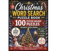 Christmas Word Search Puzzle Book: 100 Festive Holiday Puzzles for Adults, Teens and Seniors Large Print Word Searches Featuring Santa, Reindeer, ... Winter Nights, Gifts, Carols and Holiday Fun