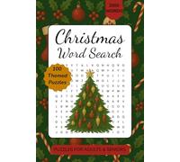 Christmas Word Search Puzzle Book: 2000 Holiday Themed Words to Find in Easy to Read Word Searches, Fun White Elephant Gift and Stocking Stuffer for Adults and Seniors - 6x9 inches