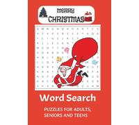 Christmas Word Search Puzzle book: A Beautiful Christmas Puzzle Book for Adults, Seniors, and Teens - Enjoy Hours of Relaxing Holiday Fun, Brain ... During the Most Wonderful Time of the Year!