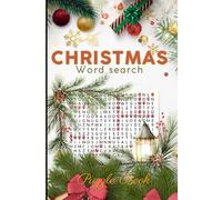 Christmas Word Search Puzzle Book: Easy-to-Read Christmas Word Searches Featuring Holiday Magic, Santa, Joy, Family, and Festive Fun | 6x9 Inches, 98 Pages, Gift for Christmas, Vacation, Holiday