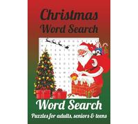 Christmas Word Search Puzzle Book for Adults and Teens: 55 Fun Holiday Puzzles to Relax and Celebrate the Christmas Spirit: Large Print Edition | ... Gift for Puzzle Lovers and Family Time