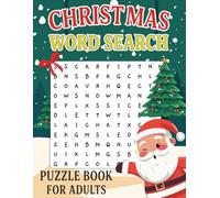 Christmas Word Search Puzzle Book For Adults: Fun and Relaxing Holiday Word Searches for Adults | 80 Large Print Puzzles | 8.5 x 11 Inches