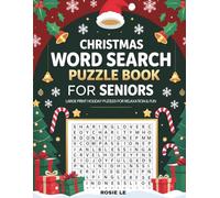Christmas Word Search Puzzle Book for Seniors: Large Print Holiday Puzzles to Boost Memory, Relax & Celebrate the Joy of Christmas - Perfect Gift for Seniors, Adults & Puzzle Lovers