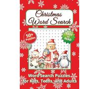 Christmas Word Search Puzzle Book: with Easy to Read Print about Christmas Magic, Festive Memories, and Merry Moments | 6x9 inches, 110 Pages | 50+ Puzzles | Perfect Gift for Kids, Teens, and Adults