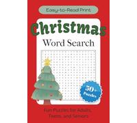 Christmas Word Search Puzzle Book: Word Searches with Easy to Read Print about Christmas, Santa Clause, Winter and More | 6x9 inches, 110 pages | 50+ ... . . . for Holidays, Vacations and Free Time