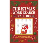 Christmas Word Search Puzzle Book: Word Searches with Easy to Read Print about Christmas Time, Christmas Fun, Christmas Wonder | 6x9 inches, 100 pages ... for vacations, holidays, and free times