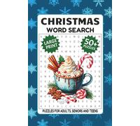 Christmas Word Search Puzzle Book: Word Searches With Easy to Read Print about Cozy Christmas, Winter Wonderland, Festive Fun, 6x9 inches, 110 pages | ... Holiday Gift for Brain-boosting entertainment