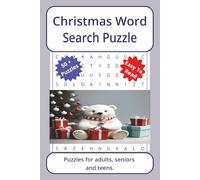 Christmas Word Search Puzzle: Word searches about Christmas, with easy to read print | 6 x 9 inches. 110 pages | 50+ puzzles _ Gifts for Vacations, Holidays.