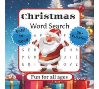 Christmas Word Search: Wonderful and Fun Christmas Word Search | 8.5x8.5 inches, 110 pages | Great gift for Christmas, Relaxing, Fun for all ages | Large Print, 50+ puzzles