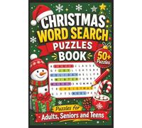 Christmas Words Book Puzzles: Words Puzzles with easy to read print about christmas, Gift for Hollidays, Relaxation and More. 6x9 inches, 110 pages