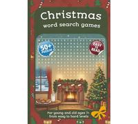 Christmas Wordsearch Games: Fro young and old ages 7+ | 50+ Puzzles | Easy to read | For cozy family hours | Brain training | Handy 6x9 inch Format