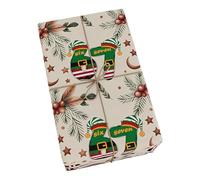 Christmas Wrap Paper - 67 Meme Holiday Vintage Roll, Entertaining Decorative Pattern, Amusing Gift Presentation, Compact Storage, Party Supply for Family, Coworkers and Celebration, 48.26x66.04cm