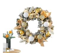Christmas Wreath Decoration with Lights, Home Decoration, Christmas Tree Ornaments, Window Hangings, 11.8 Inches, Suitable for ChristmasHome and Outdoor Decorations