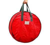 Christmas Wreath Storage Bag, Christmas Decoration Storage, Garland Decorations Bag, Waterproof Container Zipper Pouch for Party Decorations Organization Moving Garage Halloween Home Decor