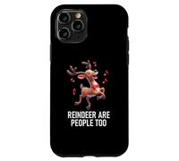 Christmas Xmas Reindeer are People Too Funny Dancer Coque pour iPhone 11 Pro
