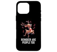 Christmas Xmas Reindeer are People Too Funny Dancer Coque pour iPhone 16 Pro Max