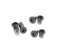 Christol 6 pièces fond d'ordinateur portable pour vis de boîtier pour Macbooks Pro 16 "A2141 argent/gris