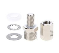 Christol Adaptateur d'antenne Surecom S216 3/8'-24 vers SO239 Heavy Duty Stud Antenna Mount Adapter Adapter pour tout trou de 1,27 cm