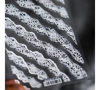 Christol autocollant 1 feuille bricolage cristal époxy décoratif remplissage résine peint Simulation vague remplissage artisanat faisant matériel autocollant