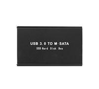 Christol Boîtier D mSATA vers USB 3.0 SSD externe D boîtier de stockage disque dur adaptateur USB mSATA SSD boîtier boîtier en alliage