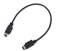 Christol Facile à Utiliser Coffre Fort pour Rallonge PS/2 Mâle à Femelle Sûr Portable Transmission Rapide Noir