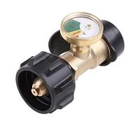 Christol Manomètre Universel BBQ Gaz Propane Pression Jauge en Laiton pour Réservoir Manomètre Indicateur de Niveau Adaptateur Détecteur de Fuite Mesure