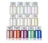 Christol Pearl Powder 13 couleurs pour Aurora Résine Poudre Mica Nacré Pigments Kit Colorants Résine Colorant Résine Époxy Couleur Tonifiant Bijoux Mak