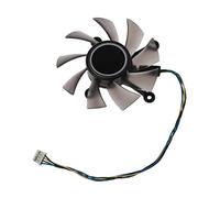 Christol R128015SU 75mm 4pin 4x43mm pour EAH5830/6850/8600/9800 GTS 260/450/460 HD7850 ventilateur de refroidissement de carte graphique
